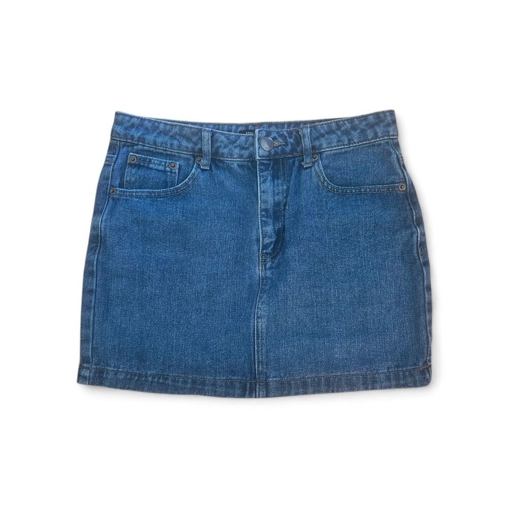 Forever 21 Dark Blue Denim Mini Skirt Size Medium